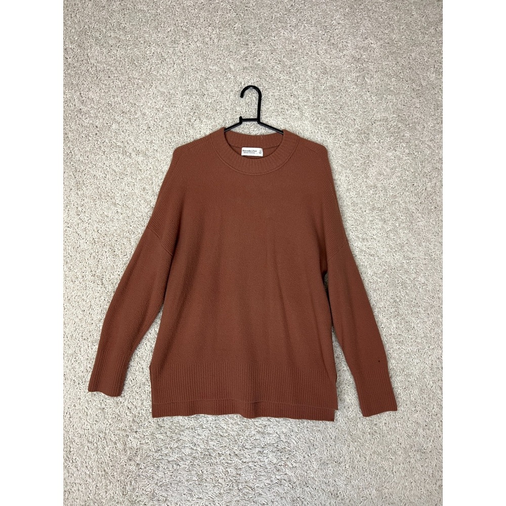 Abercrombie Sweater Womens Small Knit Comfort Tunic Crew Neck Cozy